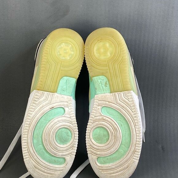 Nike Air Force 1 React 'Sail Barely Volt sneaker shoes mens size  9.5 - Picture 8 of 8